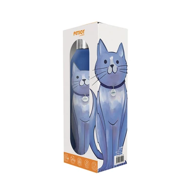 Gambar M-Pets Petjoy Botol Vacuum Flask Stainless Steel 500 ml - Biru