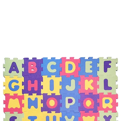 Gambar Little Giggles Karpet Puzzle Number & Letter Set 36 Pcs - Mix