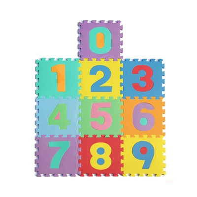 Gambar Little Giggles Karpet Puzzle Number Set 10 Pcs - Mix