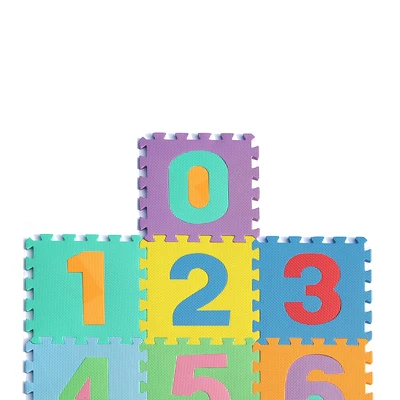 Gambar Little Giggles Karpet Puzzle Number Set 10 Pcs - Mix