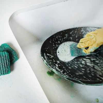 Gambar Proclean Spons Sabun Scrubber Steel Wool Pembersih Noda Peralatan Makan Set 4 pcs