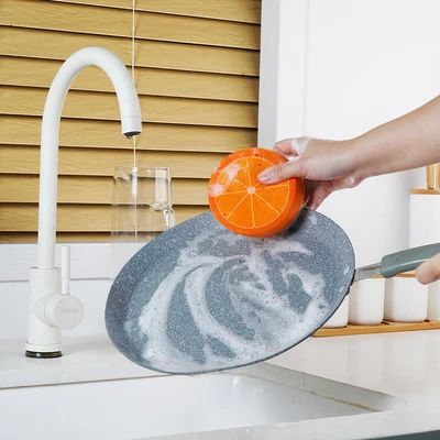 Gambar Proclean Spons Pembersih Peralatan Makan Dan Dapur Desain Buah Set 3 pcs - Mix