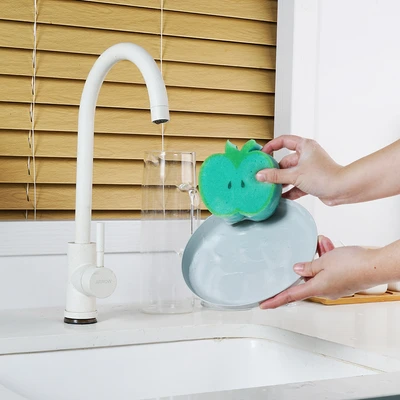 Gambar Proclean Spons Pembersih Peralatan Makan Dan Dapur Desain Buah Set 3 pcs - Mix