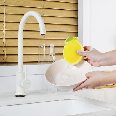 Gambar Proclean Spons Pembersih Peralatan Makan Dan Dapur Desain Buah Set 3 pcs - Mix
