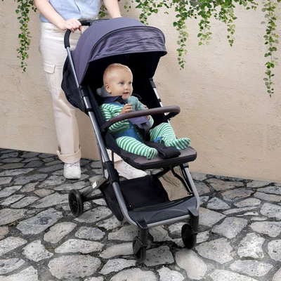 Gambar Kindla Sweat Pea Stroller Anak Push Pull Bar - Abu-Abu
