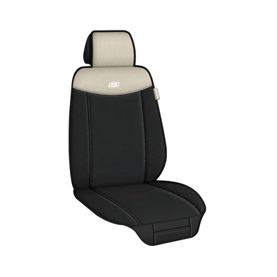 Gambar Skechers Soft Young Alas Duduk Kursi Mobil - Hitam/Cokelat Tan