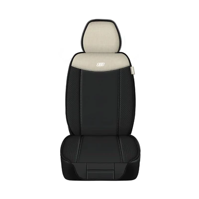 Gambar Skechers Soft Young Alas Duduk Kursi Mobil - Hitam/Cokelat Tan