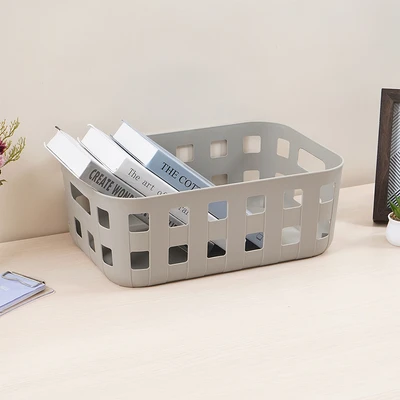 Gambar Stora Concept Keranjang Penyimpanan Rectangle 38.3x26.6x14 cm - Abu-Abu