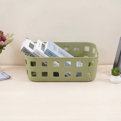 Gambar Stora Concept Keranjang Penyimpanan Rectangle 38.3x26.6x14 cm - Hijau