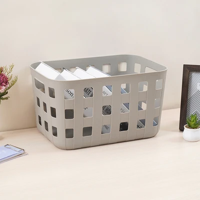 Gambar Stora Concept Keranjang Penyimpanan Rectangle 38.3x26.6x21.5 cm - Abu-Abu