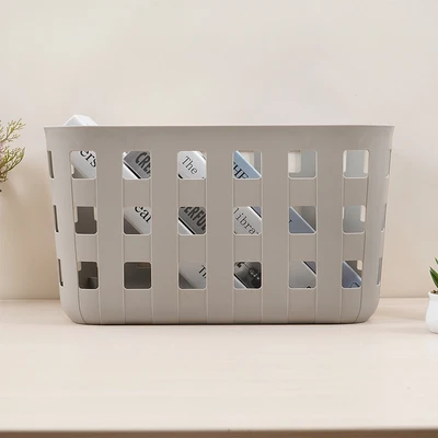 Gambar Stora Concept Keranjang Penyimpanan Rectangle 38.3x26.6x21.5 cm - Abu-Abu