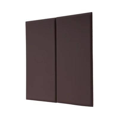 Gambar Forhom Stiker Dinding Foam & PU 23x49 cm - Cokelat Tua