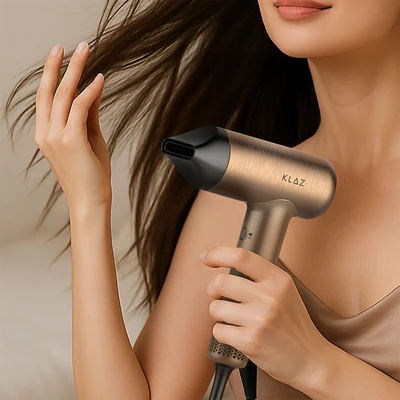 Gambar Klaz Hair Dryer High Speed Metal 1400 Watt - Gold