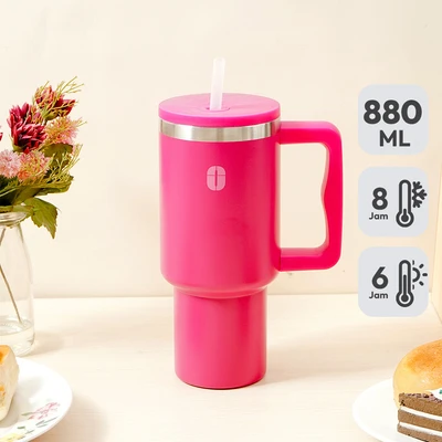 Gambar Appetite Kay Botol Vacuum Flask Stainless Steel 880 ml - Pink