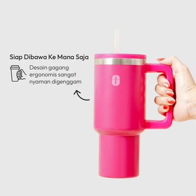 Gambar Appetite Kay Botol Vacuum Flask Stainless Steel 880 ml - Pink