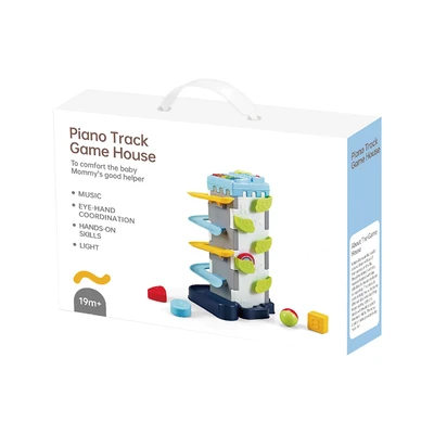 Gambar Little Giggles Playset Piano Track Game House - Mix
