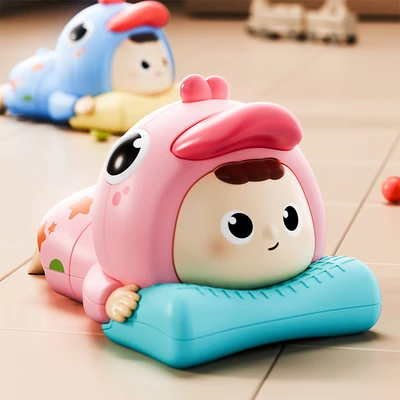 Gambar Kiddy Fun Minifigure Windup Crawling Doll Random