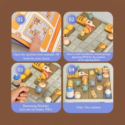 Gambar Kiddy Fun Playset Cat & Mouse Game - Mix