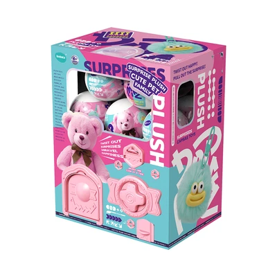 Gambar Kiddy Fun Gachapon Machine Cute Pet Family Plush Random