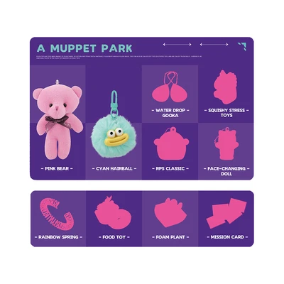 Gambar Kiddy Fun Gachapon Machine Cute Pet Family Plush Random