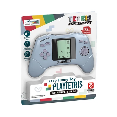 Gambar Kiddy Fun Playtetris Handheld Game Console 3626 Random