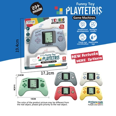Gambar Kiddy Fun Playtetris Handheld Game Console 3626 Random