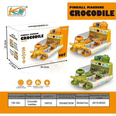 Gambar Kiddy Fun Playset Pinball Machine Crocodile Random