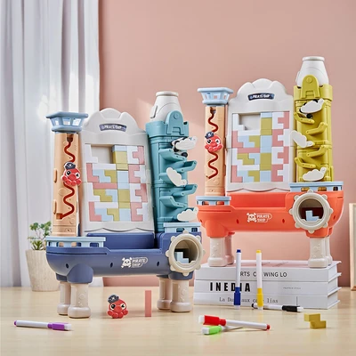 Gambar Kiddy Fun Playset Pirate Ship Tetris - Kuning