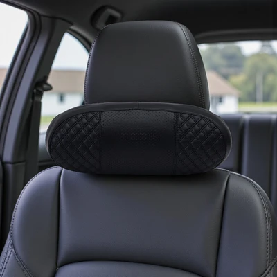 Gambar Otto Klasse Bantal Sandaran Kepala Lipat Kursi Mobil - Hitam