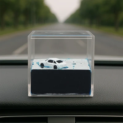 Gambar Otto Klasse Ornamen Dashboard Mobil Float Car - Biru