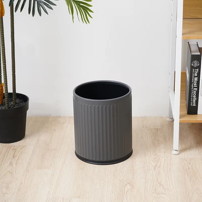 Gambar Stora Doric Tempat Sampah Plastik Circle 10 Liter - Abu-Abu