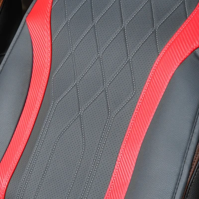 Gambar Otto Klasse Alas Tempat Duduk Mobil Sporty Power - Hitam/Merah