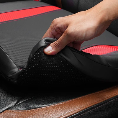 Gambar Otto Klasse Bantal Duduk Mobil Sporty Power - Hitam/Merah