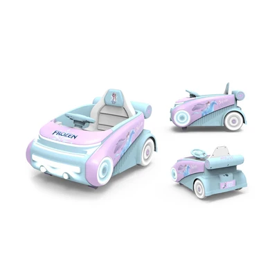 Gambar Paso Ride On Electric Space Car Frozen - Biru/ungu
