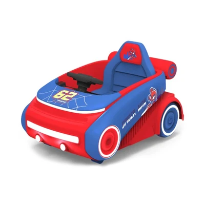 Gambar Paso Ride On Electric Space Car Spiderman - Merah/biru