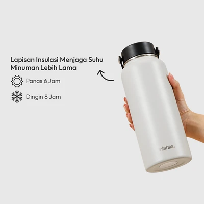 Gambar Informa Griffon Botol Vacuum Flask Stainless Steel 960 ml - Putih