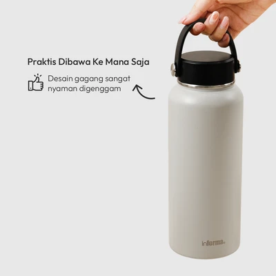Gambar Informa Griffon Botol Vacuum Flask Stainless Steel 960 ml - Putih