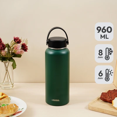 Gambar Informa Griffon Botol Vacuum Flask Stainless Steel 960 ml - Hijau