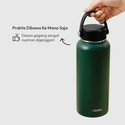 Gambar Informa Griffon Botol Vacuum Flask Stainless Steel 960 ml - Hijau