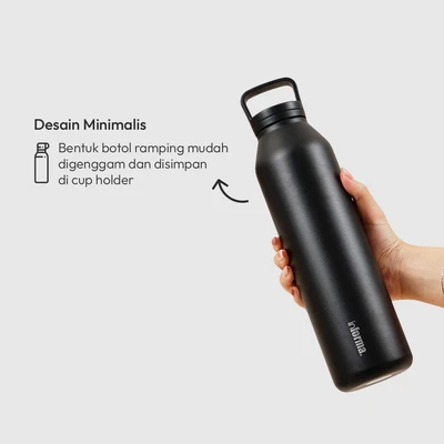 Gambar Informa Garrick Botol Vacuum Flask Stainless Steel 750 ml - Hitam