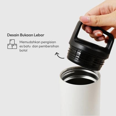 Gambar Informa Gladwin Botol Vacuum Flask Stainless Steel 570 ml - Putih