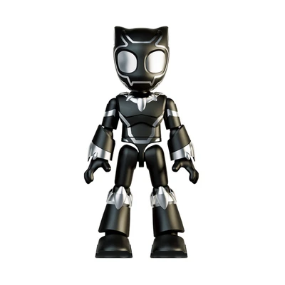 Gambar Blokees Spidey Amazing Level 02 Action Figure Black Panther T Challa - Hitam