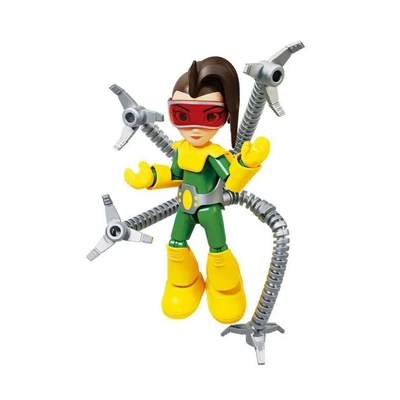 Gambar Blokees Spidey Amazing Level 02 Action Figure Doctor Octopus - Hijau/kuning