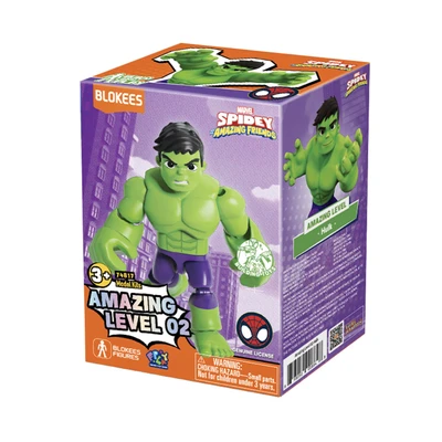 Gambar Blokees Marvel Spidey Action Figure Hulk - Hijau