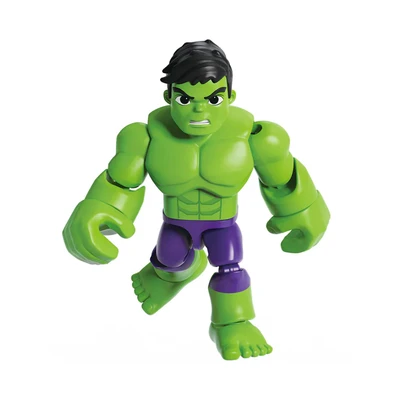Gambar Blokees Marvel Spidey Action Figure Hulk - Hijau