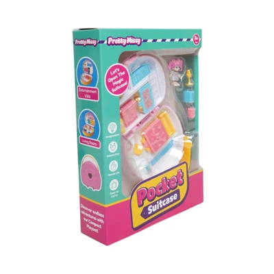 Gambar Pretty Missy Playset Pocket Suitcase Cafe - Pink