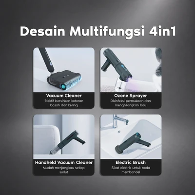 Gambar Klaz Vacuum Cleaner & Floor 4-in-1 - Hitam
