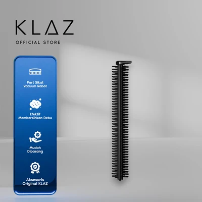 Gambar Klaz Part Refill Sikat Roller Klaz Vacuum Cleaner & Floor 4-in-1 - Hitam