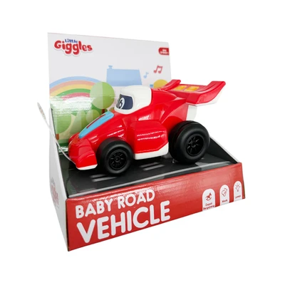 Gambar Little Giggles Music Cartoon F1 Sports Car - Merah