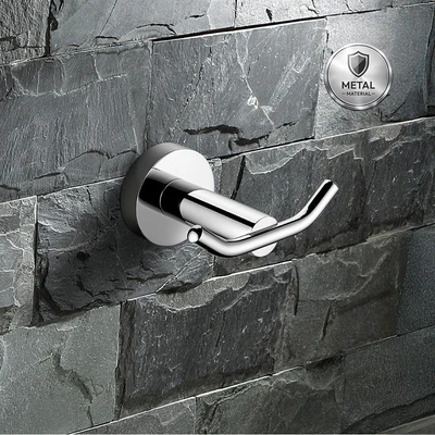 Gambar Informa Gantungan Dinding Kamar Mandi Double Hook - Silver